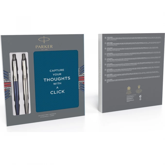 Набор PARKER: две шариковые ручки PARKER JOTTER и блокнот 2062782 Набор PARKER: две шариковые ручки PARKER JOTTER и блокнот 2062782
