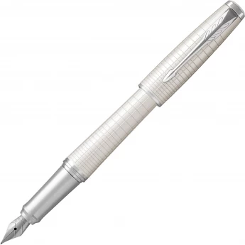 Ручка перьевая PARKER URBAN PREMIUM PEARL METAL CT, F
